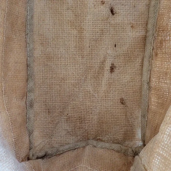 *50off3* 2 Shopping Tote Bags Trader Joe's Mini Burlap Vanity Fair - Picture 7 of 13